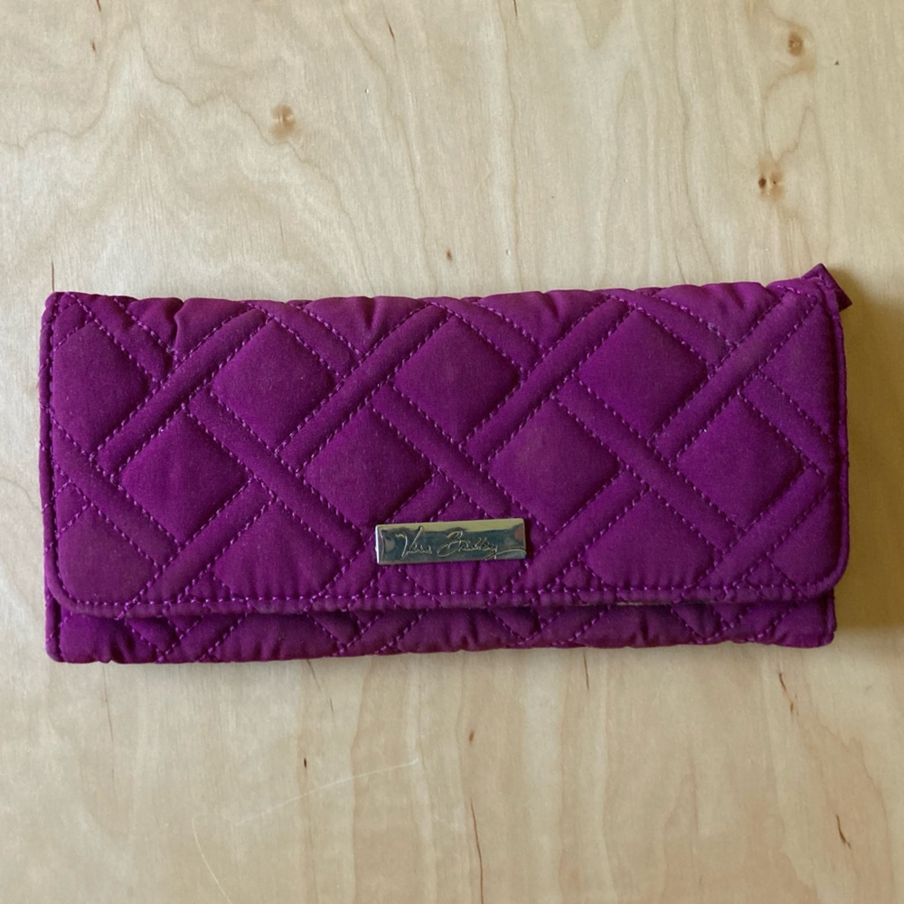 Vera Bradley Magenta Quilted Wallet